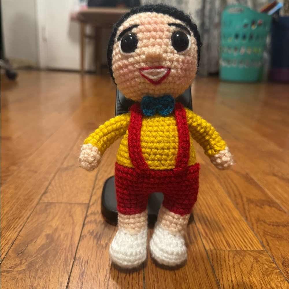 Handmade Crochet Doll- Ñoño from el chavo